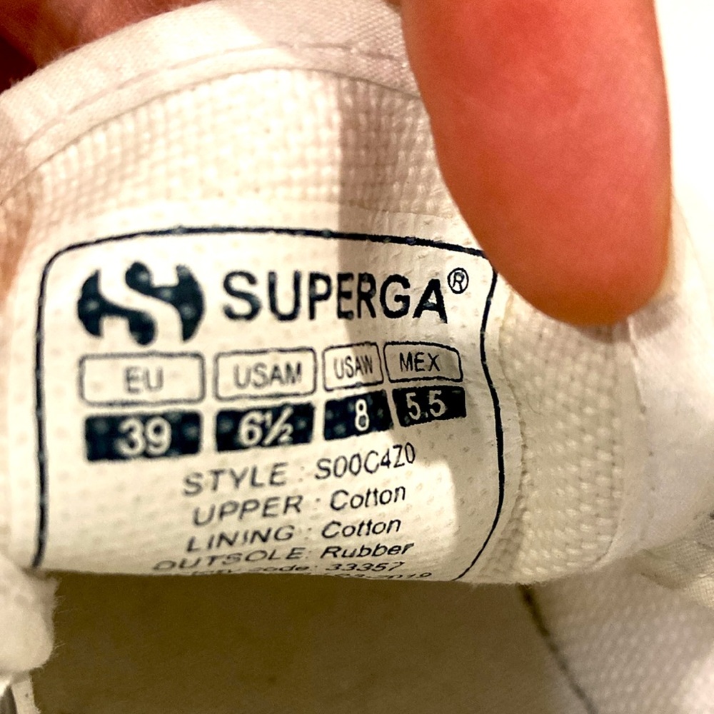 Superga 2790 White and Rainbow Platform Sneakers Women's 8 US or 39EU - Picture 8 of 8